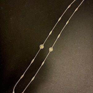 Konstantino Silver Ornate Necklace